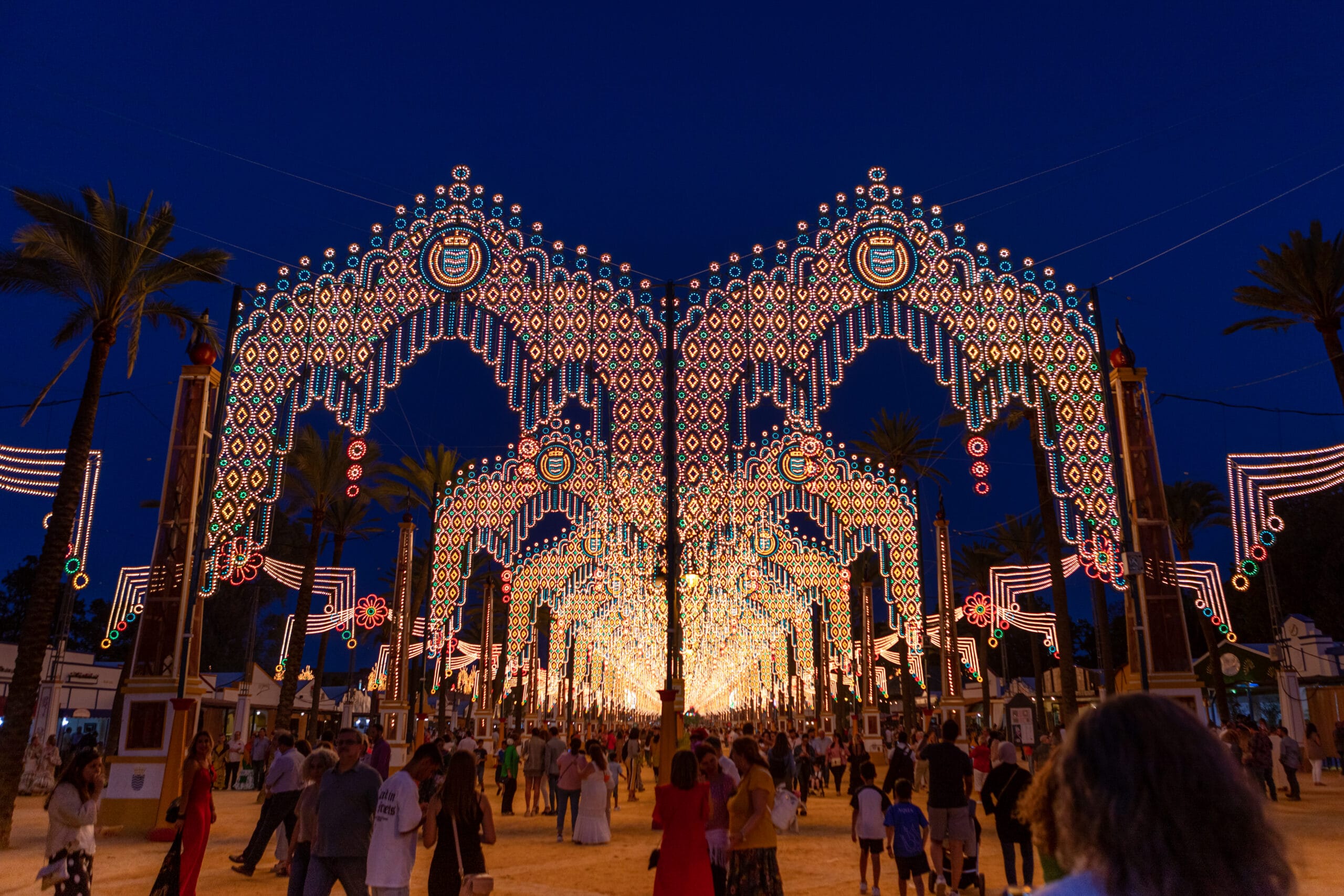 ¿Cuáles son los mejores alumbrados de Feria? 3 Alumbrado de la Feria de Jerez