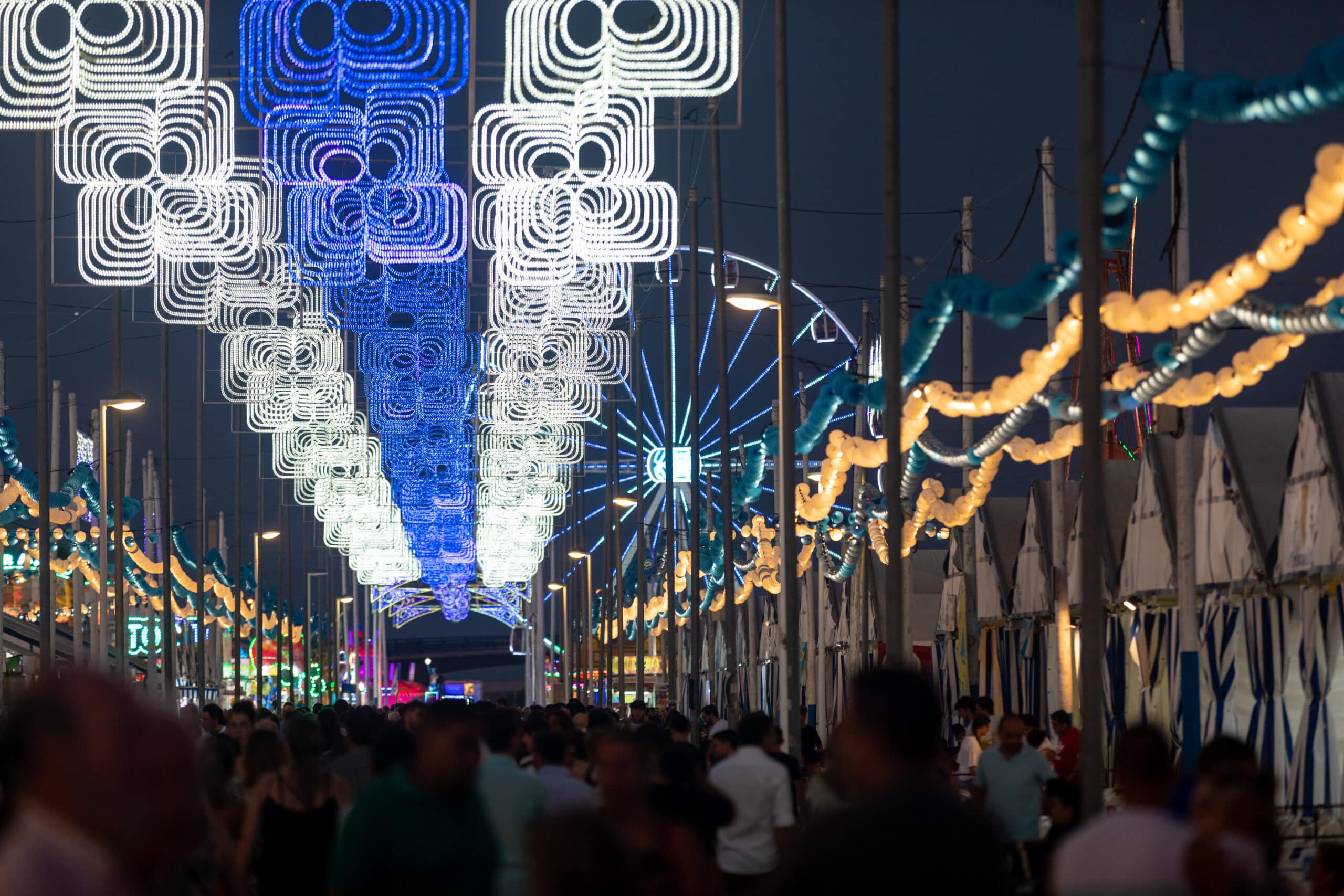 ¿Cuáles son los mejores alumbrados de Feria? 4 Fiestas Colombinas de Huelva